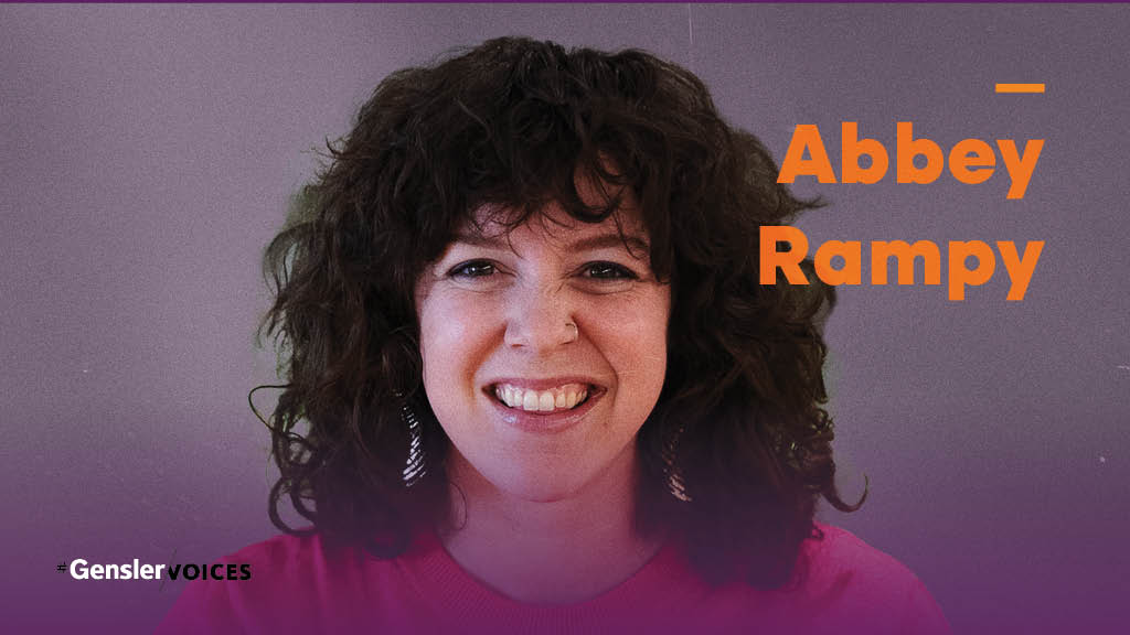 A person with curly hair.